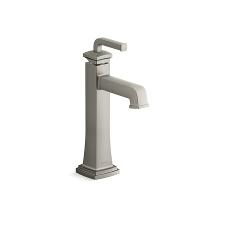 Kohler RiffTall Single-Handle Bathroom Lav Fct Vibrant Brushed Nickel, 1.2 gpm K-26430-4-BN